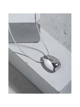Minimalist A Water Drop 925 Sterling Silver Necklace