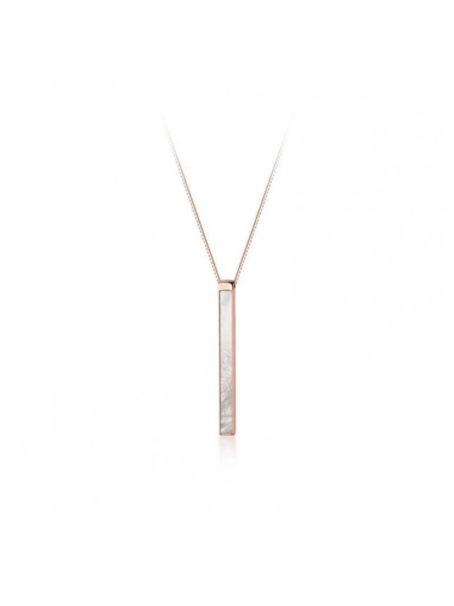 Geometry Shell Stick 925 Sterling Silver Necklace